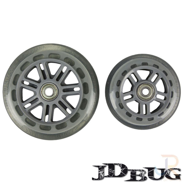 JD Junior Street inc Bearings (Clear) - 120mm / 100mm Scooter Wheels