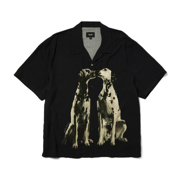 HUF Dogged Ss Resort Shirt (Black) - XL