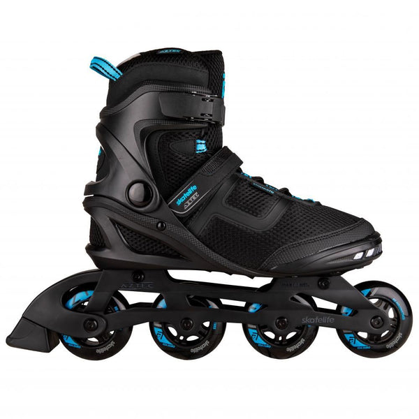 Skatelife Inline Skates Aztec - Black/Blue - UK 4 - Skatewarehouse.co.uk