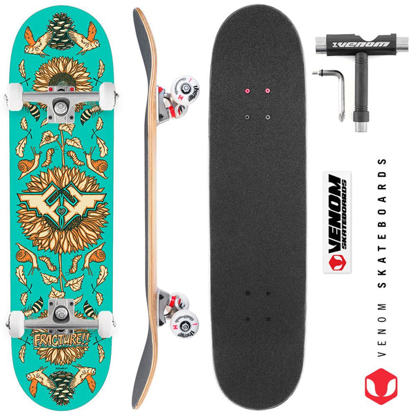 Fracture x Adswarm 2 Custom Complete Skateboard - 8.25