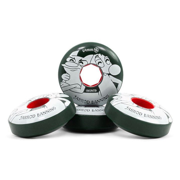 Red Eye Childhood Banning Inline Skate Wheels - Green