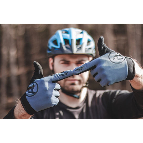 REKD Status BMX Scooter MTB Riding Gloves - Blue - Skatewarehouse.co.uk