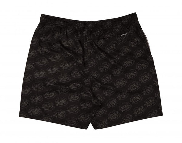 Santa Cruz Shorts Broken Dot Swim Short - Black - Skatewarehouse.co.uk