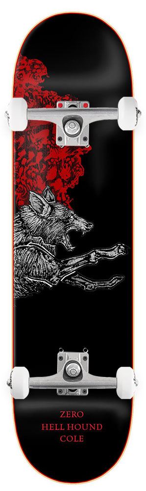 Zero Skateboard Micah Ulrich Hell Hound Chris Cole x Venom Custom Complete Skateboard - 8.25