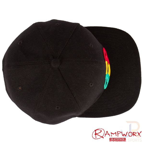 Rampworx Snapbacks LE 97.8 - Black / Rasta / Black