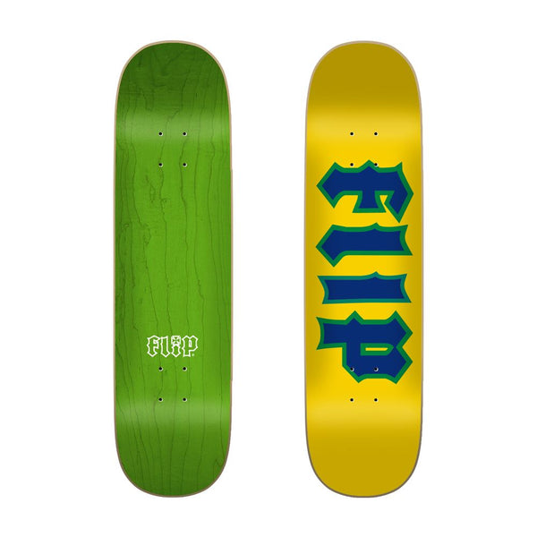 Flip Cancelled Yellow Flip Skateboard Deck - 8.375
