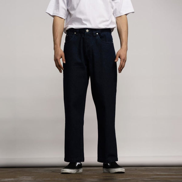 Santa Cruz Pant Classic Label Jean - Classic Blue - Skatewarehouse.co.uk