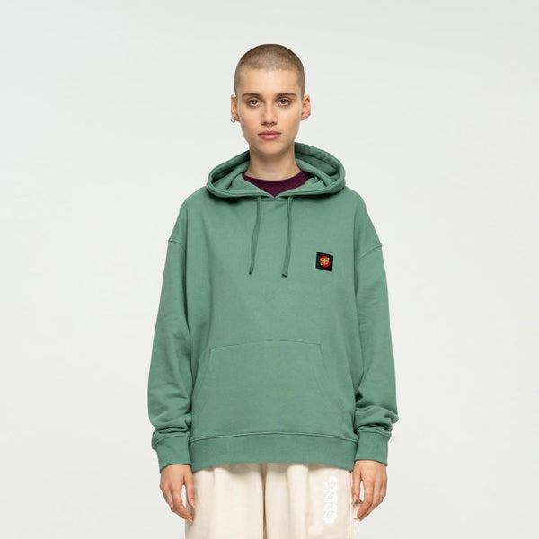 Santa Cruz Hood Classic Label Hood - Mineral Green - Skatewarehouse.co.uk