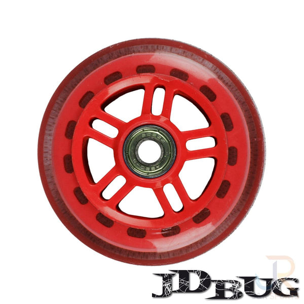 JD Original Street 100mm (2) w. Bearings - Red Scooter Wheels