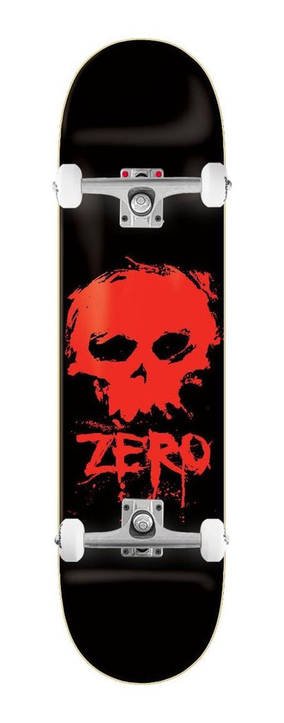 Zero Blood Skull 8" Black x Venom Custom Complete Skateboard - 8"