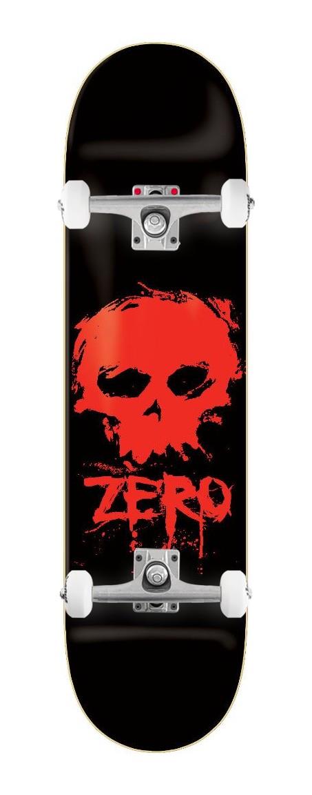 Zero Blood Skull 8" Black x Venom Custom Complete Skateboard - 8"