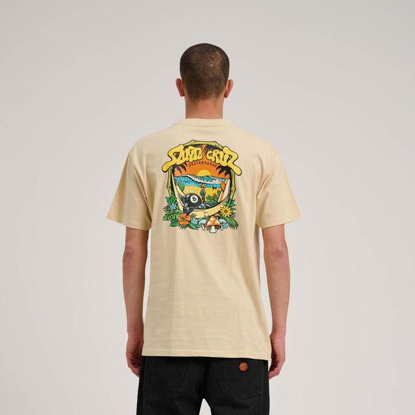 Santa Cruz T-Shirt Winkowski 8Baller Trip T-Shirt - Blond Wood - Skatewarehouse.co.uk