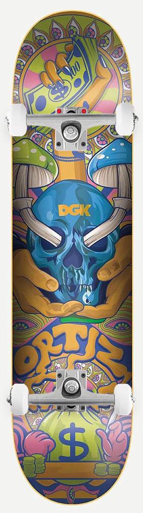 DGK Ghetto Psych Ortiz x Venom Custom Complete Skateboard - 8.1