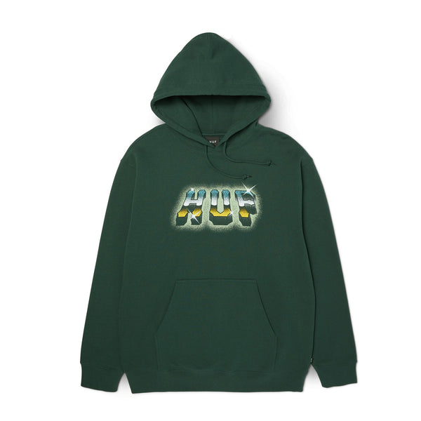 HUF Chrome Grit P / O Hoodie (Black)