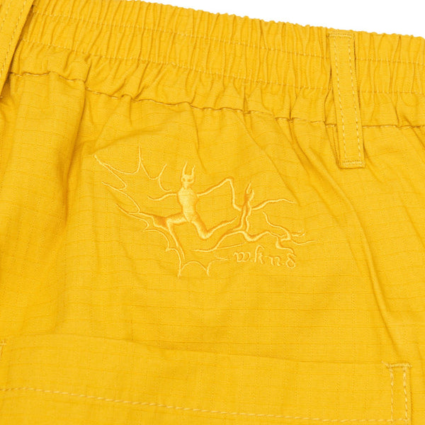 WKND Loosies Ripstop Pants Yellow - Skatewarehouse.co.uk