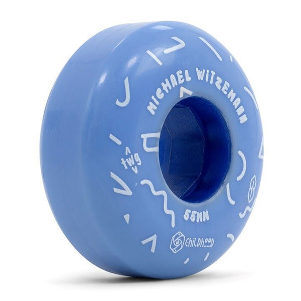 Red Eye Childhood Witzemann Inline Skate Wheels - Blue
