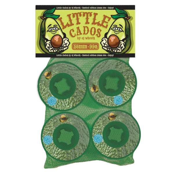 OJ Skateboard Wheels Avocado Lil Doodies 99a - Green - Skatewarehouse.co.uk