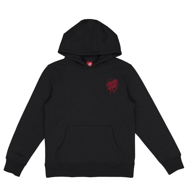 Santa Cruz Youth Hood Youth Popsicle Hand Hood - Black - Skatewarehouse.co.uk