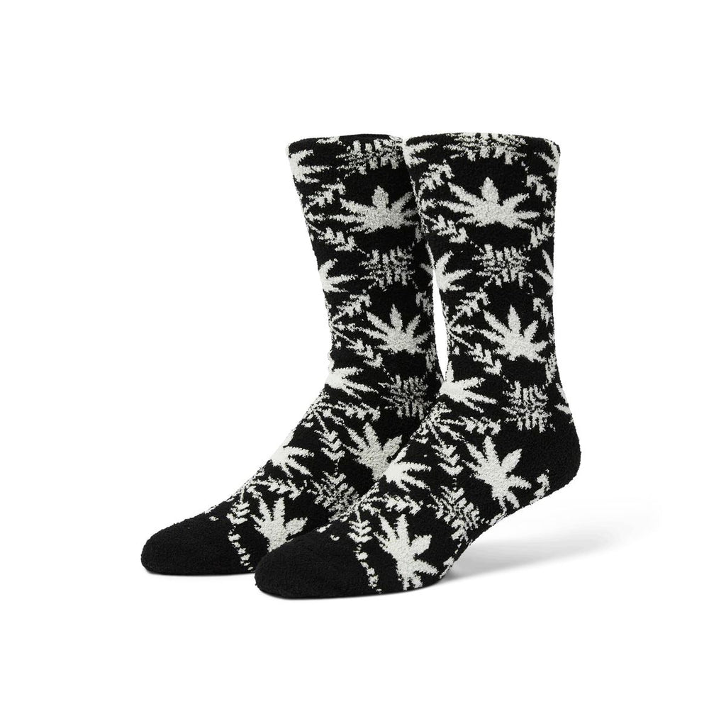 HUF Arctic Plantlife Fuzzy Sock (Black) - One Size