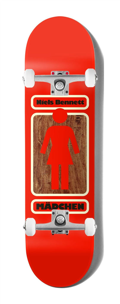 Girl Til W41 Niels Bennett x Venom Custom Complete Skateboard - 8.25"