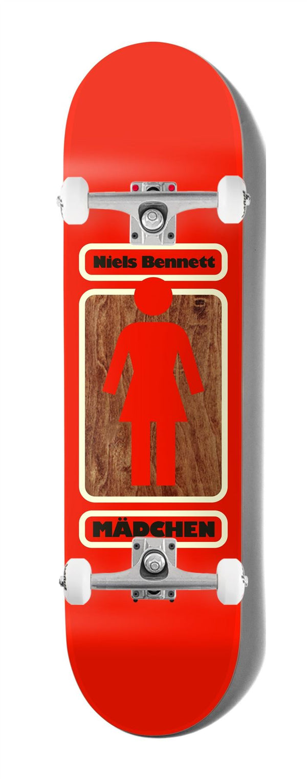 Girl Til W41 Niels Bennett x Venom Custom Complete Skateboard - 8.25