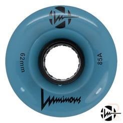 Luminous LED Quad Wheel - Blue Glow - 70x51mm / 85a (Unit) - 51mm
