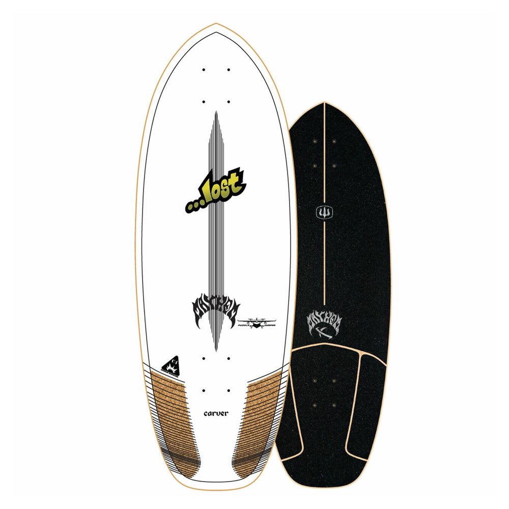 Carver ...Lost Puddle Jumper - Surfskate Cruiser Skateboard Deck - 10.5" x 30.5" - Skatewarehouse.co.uk