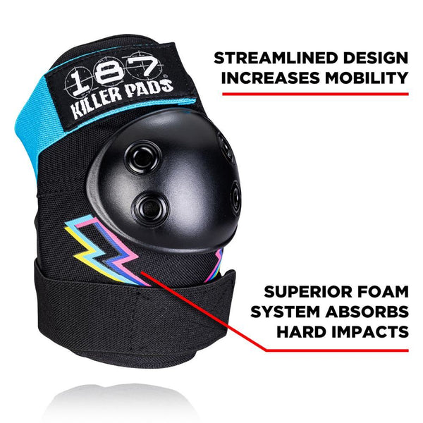 187 Killer Pads Jr.Six Pack Set - Electric Bolt - Skatewarehouse.co.uk