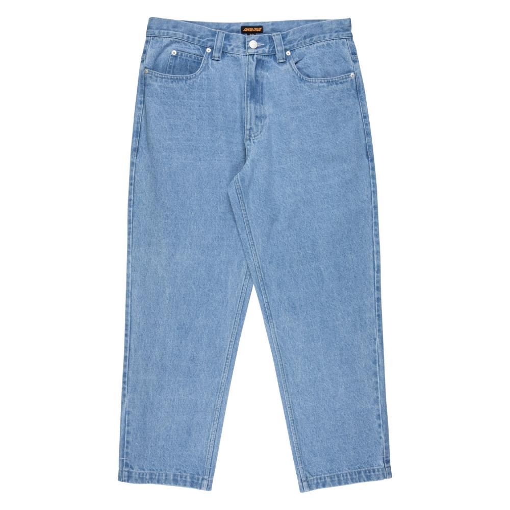 Santa Cruz Pant Factory Jean - Light Blue - Skatewarehouse.co.uk