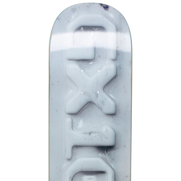 Ceramic OG Logo - White Skateboard Deck - 8.25