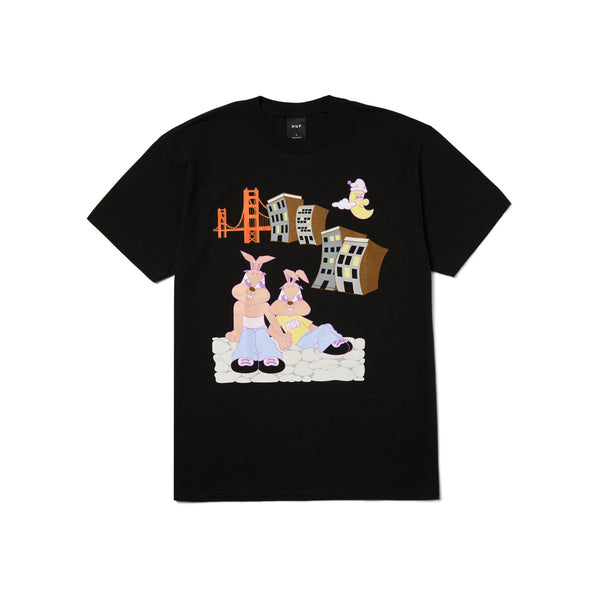 HUF Bae View S / S Tee (Black) - XL