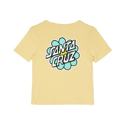 Santa Cruz Women's T-Shirt Wildflower T-Shirt - Pale Banana - Skatewarehouse.co.uk