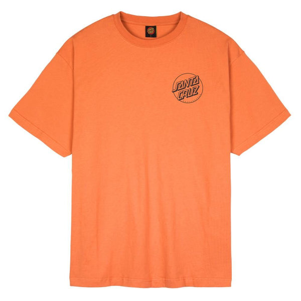 Santa Cruz T-Shirt Exhibit Dot Opus T-Shirt - Apricot - Skatewarehouse.co.uk