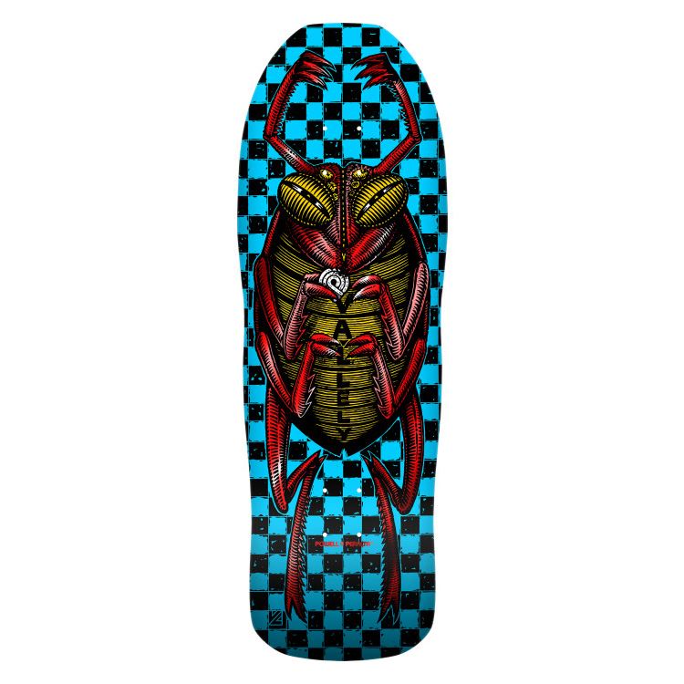 Powell-Peralta Mike Vallely Bug '02' • • Blue / Red Foil (Shape 163) Skateboard Deck - 10.0"