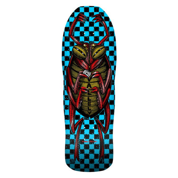 Powell-Peralta Mike Vallely Bug '02' • • Blue / Red Foil (Shape 163) Skateboard Deck - 10.0