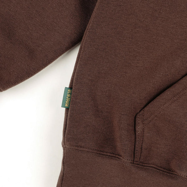 Magenta Invert Plant Hoodie Chocolate - Skatewarehouse.co.uk