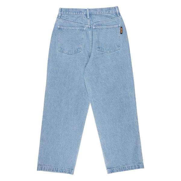 Santa Cruz Womens Pant Classic Baggy Jeans - Bleach Blue - Skatewarehouse.co.uk