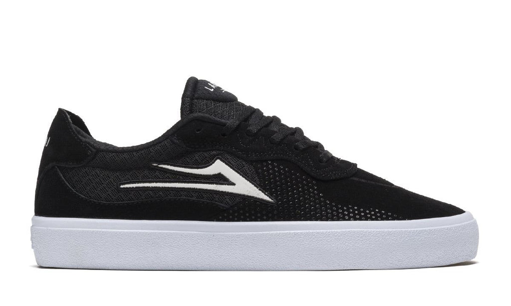 Lakai Essex Skate Shoes - Black / White - Skatewarehouse.co.uk
