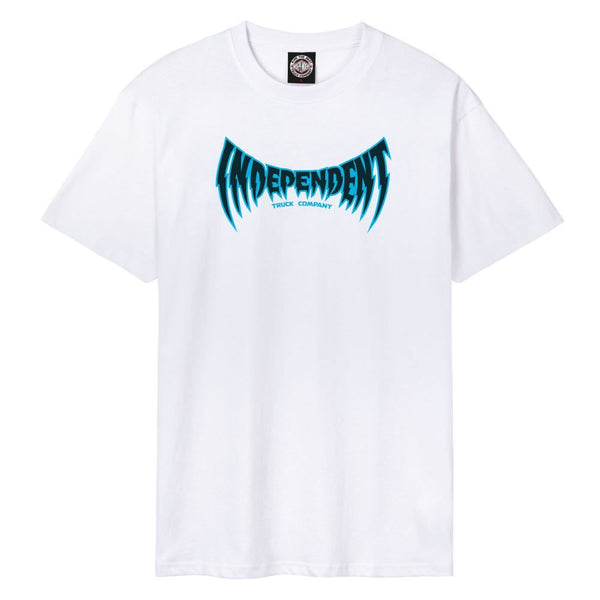 Independent T-Shirt Voltage Span - White - Skatewarehouse.co.uk