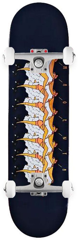 Magenta Cancan One Off Board Complete Skateboard - 8.25