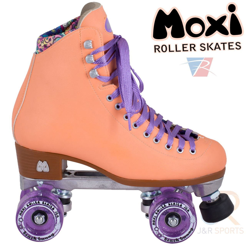 Moxi Skates Beach Bunny Peach Size Quad Skates - Skatewarehouse.co.uk