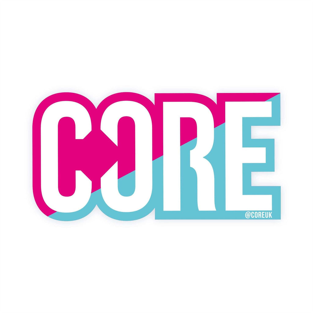 CORE Sticker Classic 8cm - Pink / Blue - Refresher