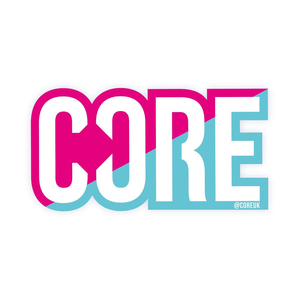 CORE Sticker Classic 8cm - Pink / Blue - Refresher