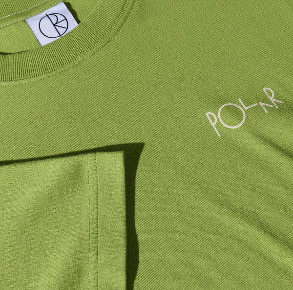 Polar Skate Co Contrast Tee I Stroke Logo (Peridot) - S