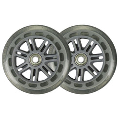 JD Bug Street 120 inc Bearings (2) - 120mm Clear Scooter Wheels