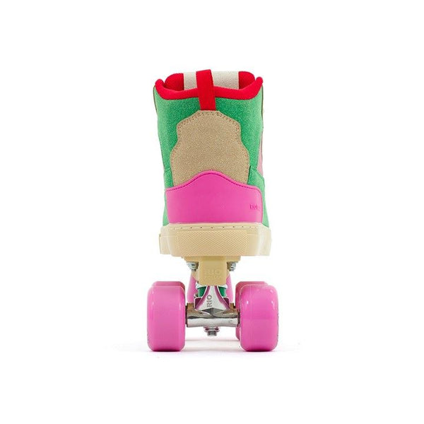 Rio Roller Beats Quad Skates - Pink / Green