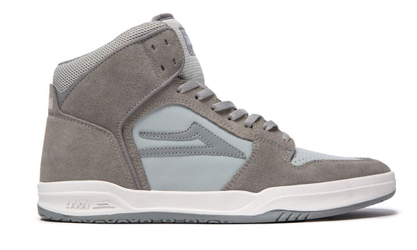 Lakai Telford Skate Shoes - Grey / Light Grey - Skatewarehouse.co.uk