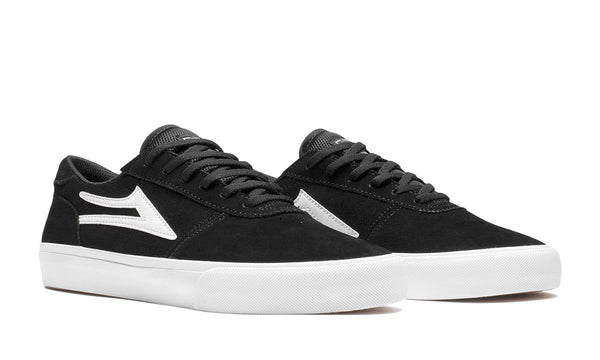 Lakai Manchester Skate Shoes - Black/White - Skatewarehouse.co.uk