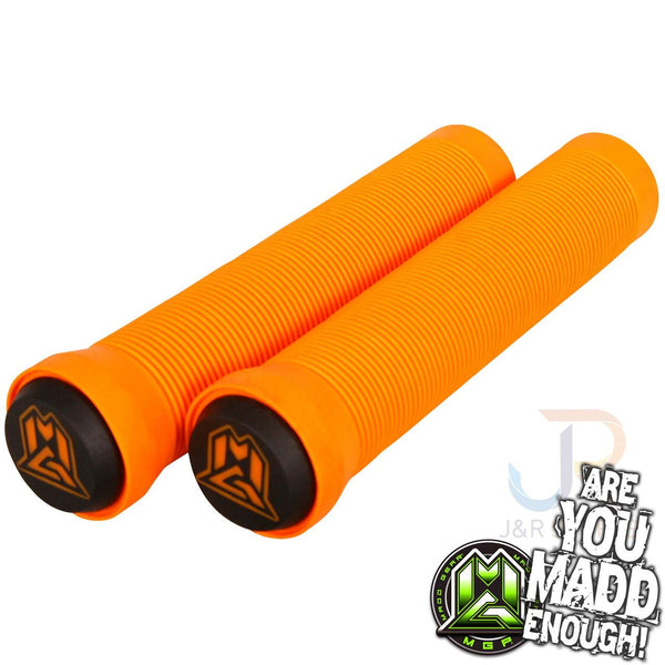 Madd Gear Mgp 150Mm Grind Grips W Bar Ends - Orange - Skatewarehouse.co.uk
