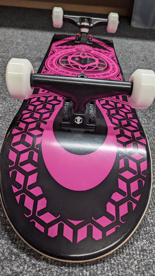 Blueprint Home Heart Black/Pink x Venom Skateboards Core Custom Complete Skateboard - 7.875 - Skatewarehouse.co.uk